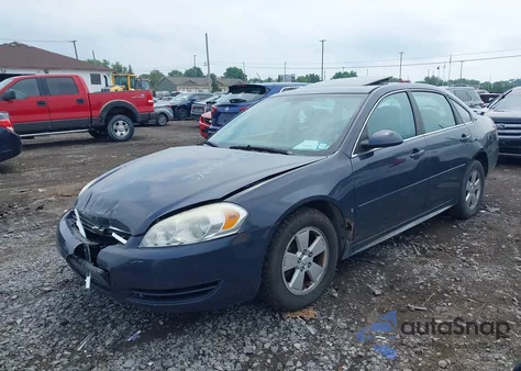 2009 Chevrolet Impala Lt из США, поврежденный, VIN 2G1WT57N191240751